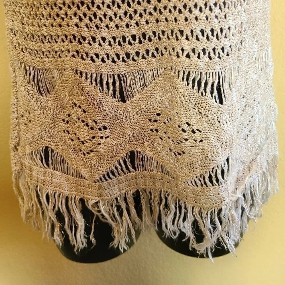Ruby Rd. Crochet Metallic Top - Picture 3 of 6